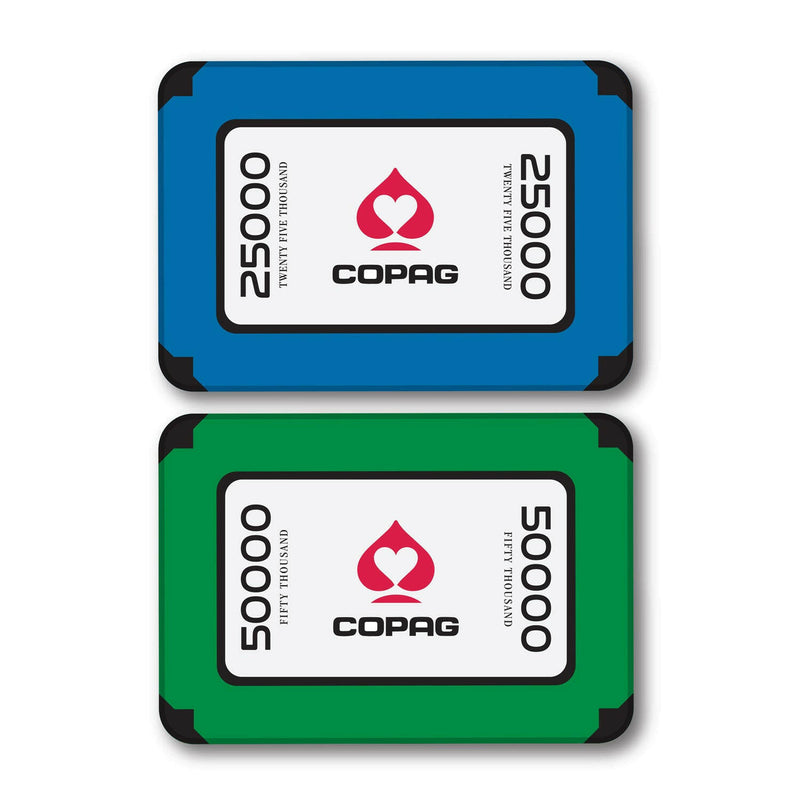 Copag Poker Chips Set- 500 Pieces & 30 Plaques, Clay, 45 MM, 18g