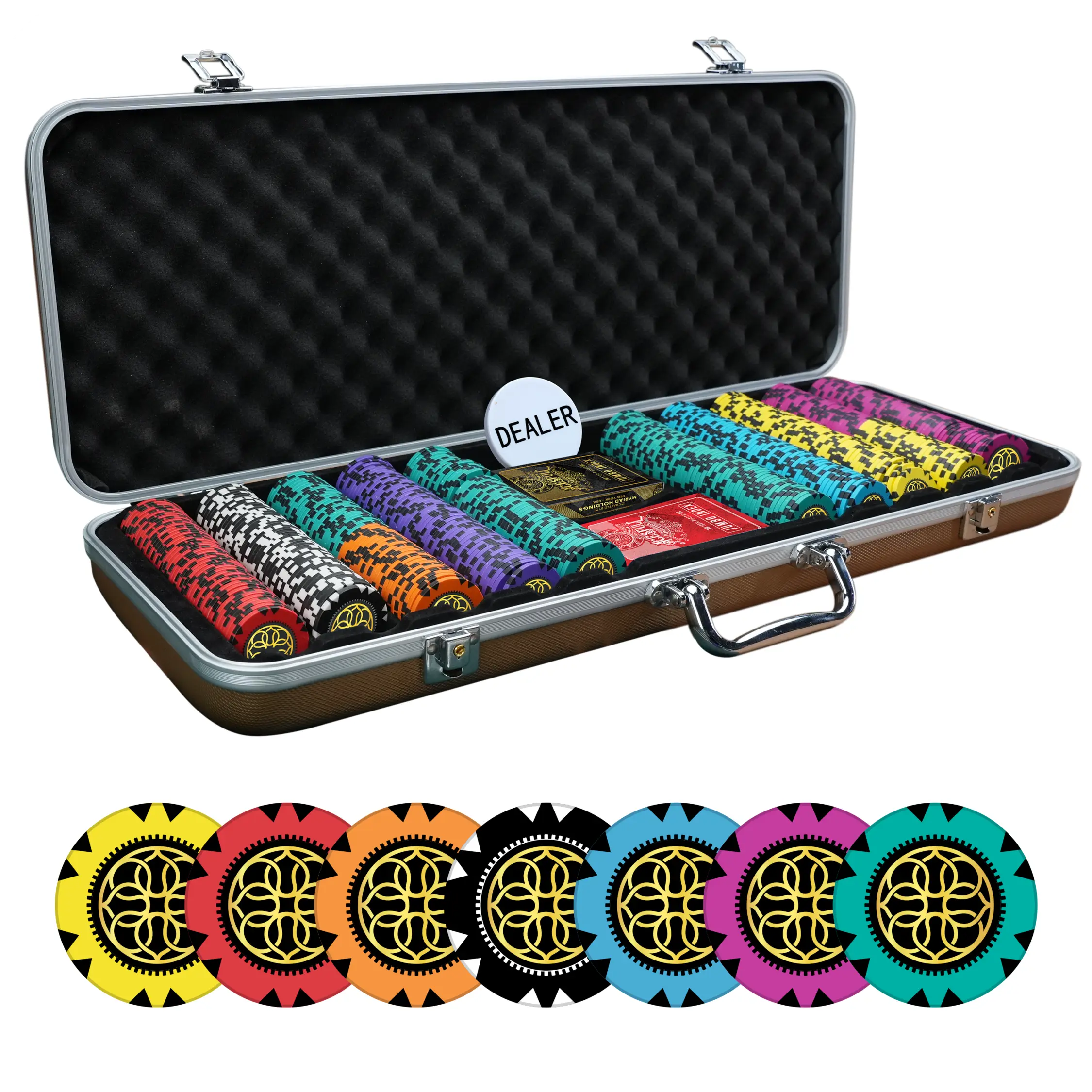 Buy Gold Rush Poker Chipset GR Clay at Best Price in India on