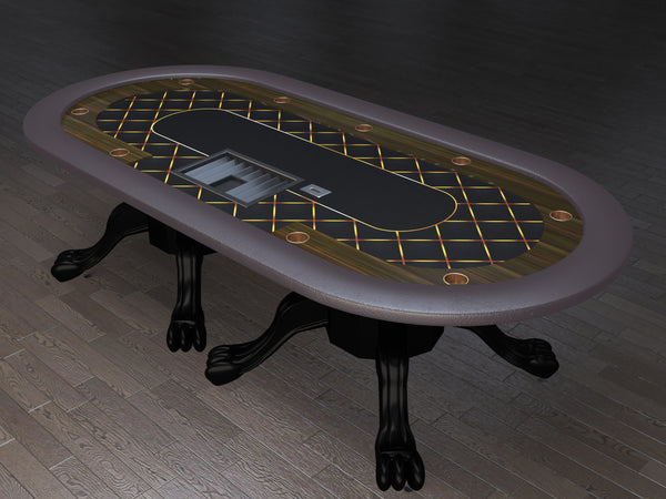 Charcoal Series Poker Table