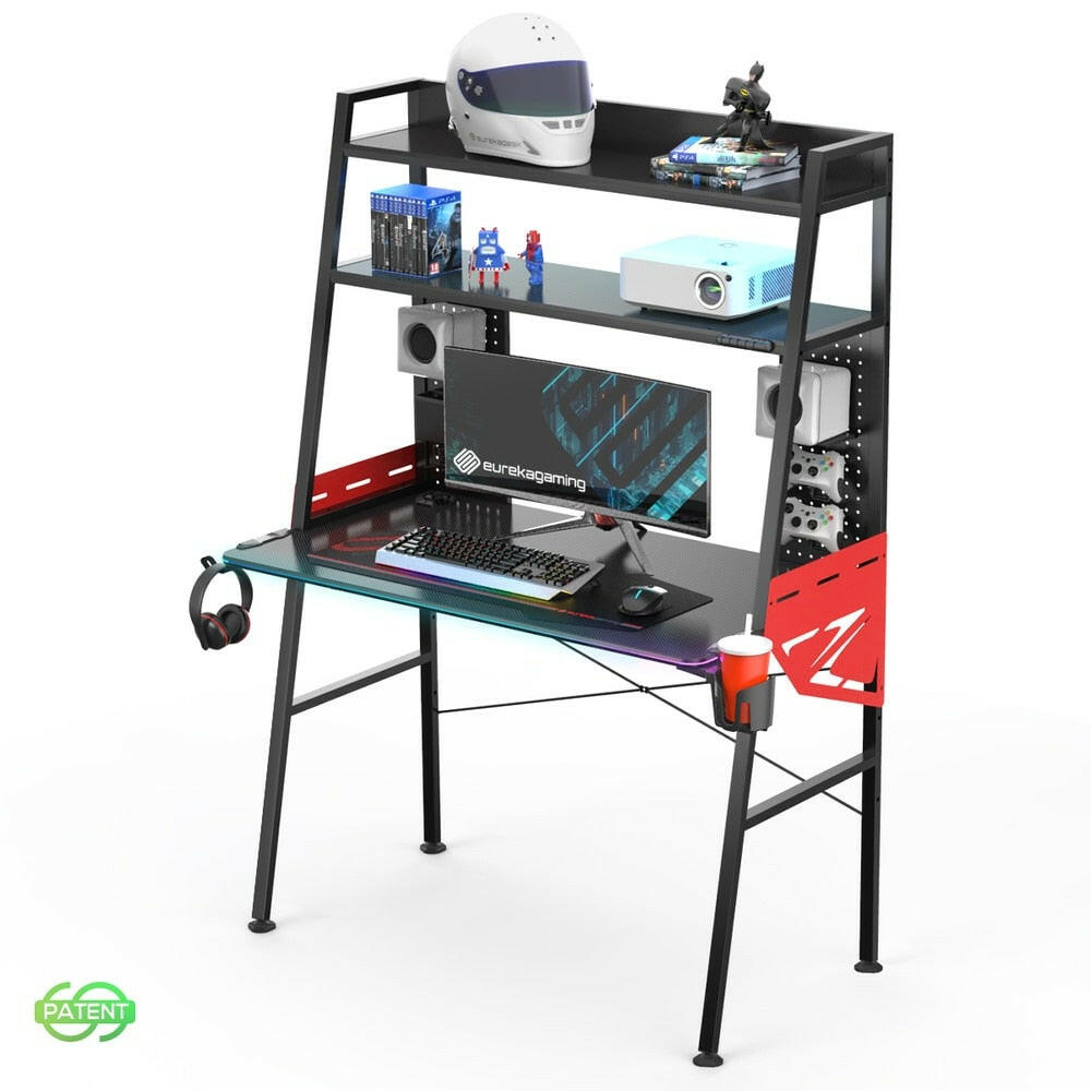 Buy Online Eureka Gaming Colonel Series Office Computer Desk with RGB