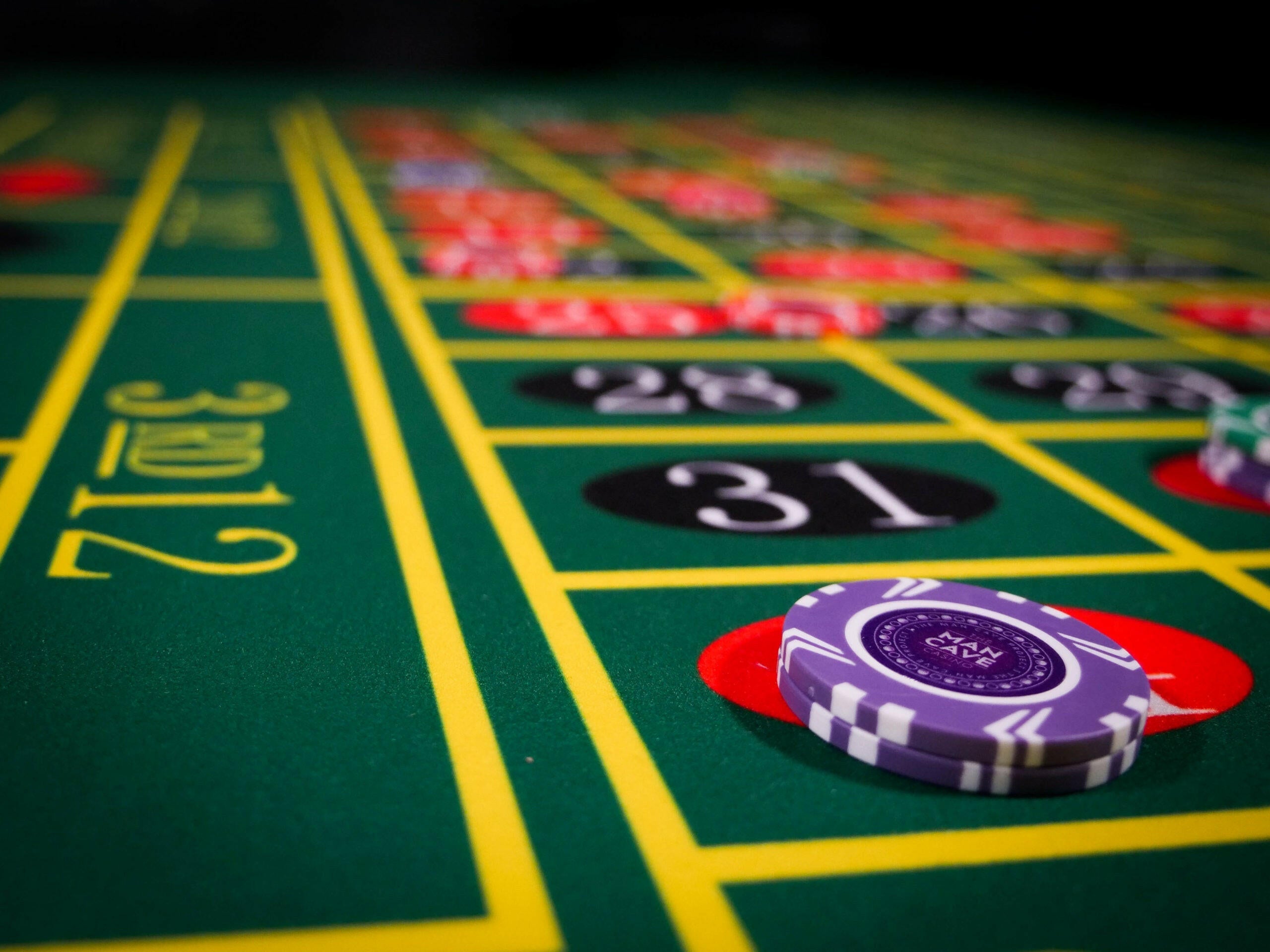 Brownie Roulette Table