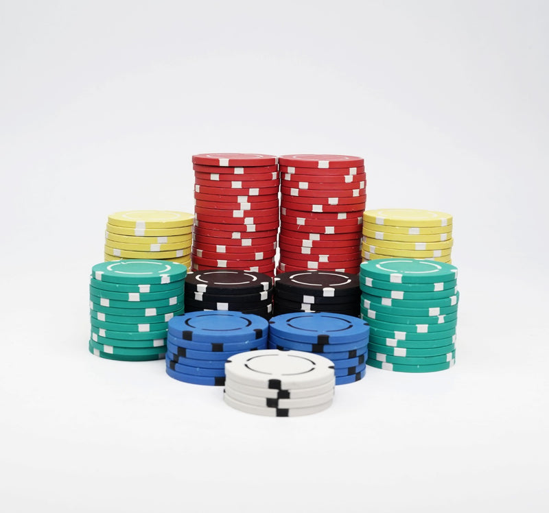 Casinokart Premium Poker Chips Set - 300 & 500 Pieces, Clay, 40 MM, 12g