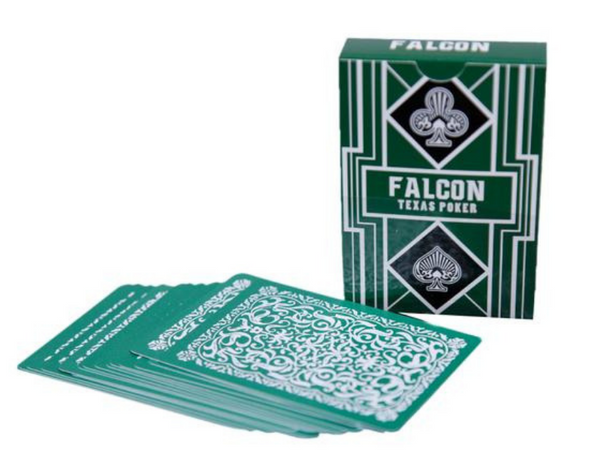 Falcon Texas Poker Jumbo Index Green - casino-kart