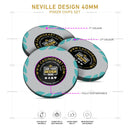 Customisable Casino Poker Chips, Neville Design, 40mm