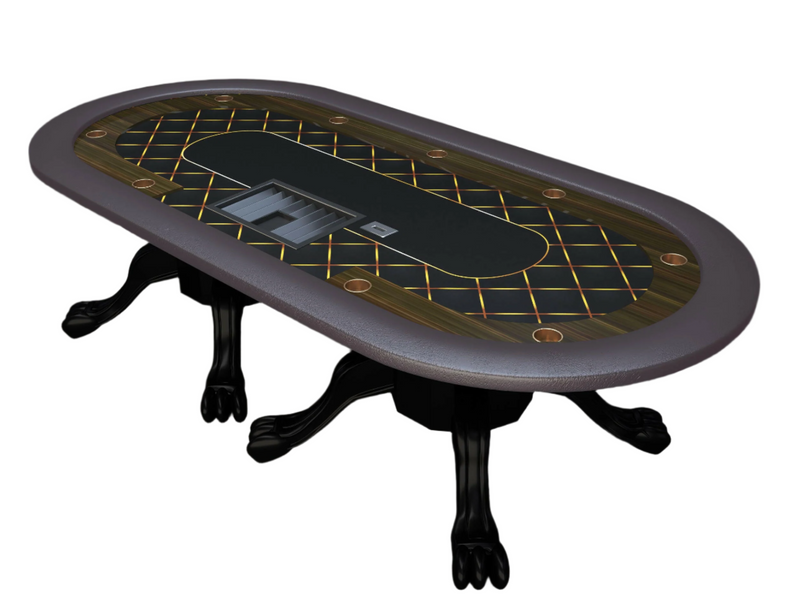 Charcoal Series Poker Table