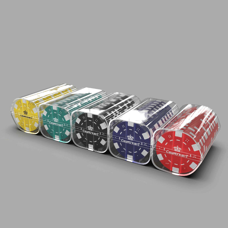 Poker Chip Tray With/ Without Cover - 40mm Chips