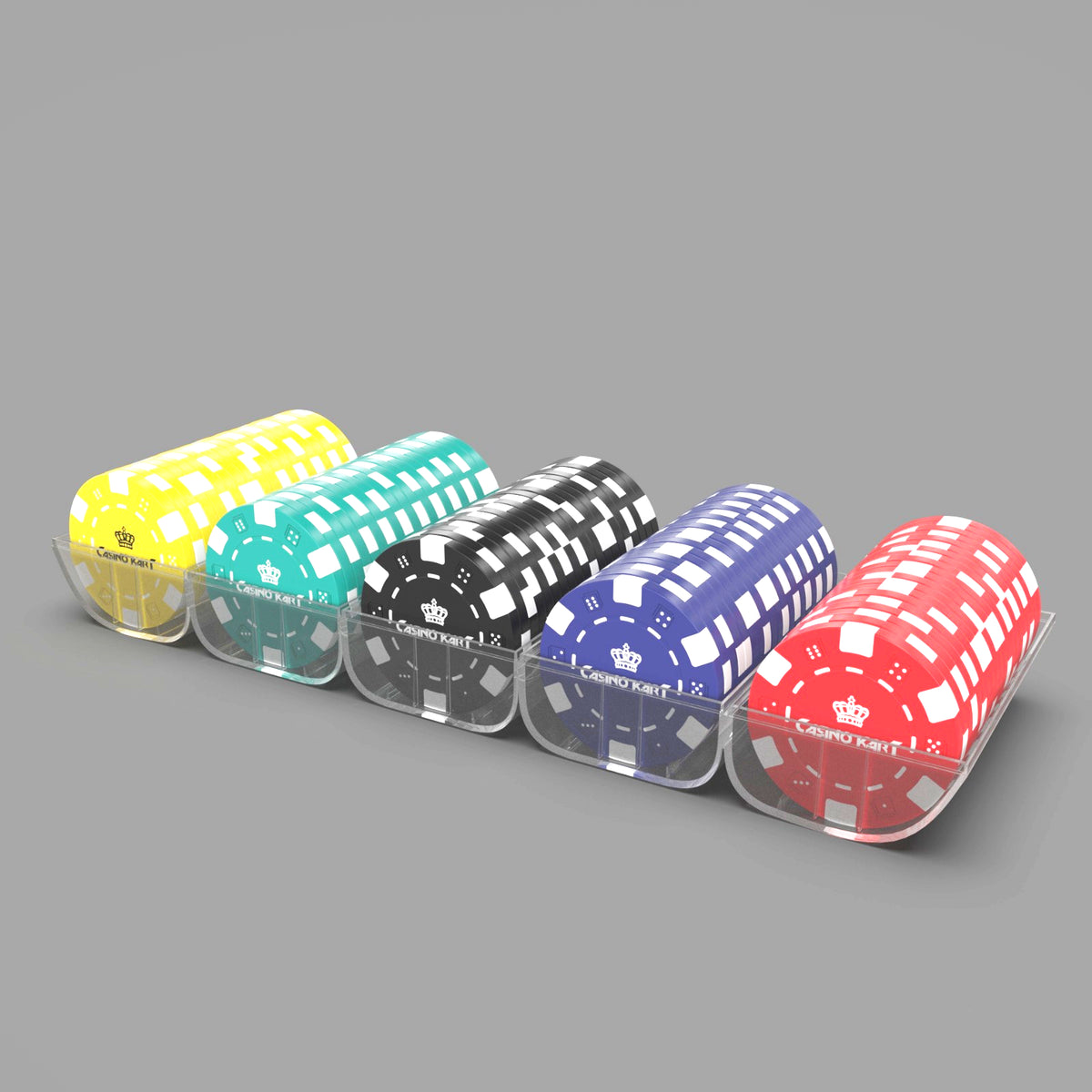 Poker Chip Tray With/ Without Cover - 40mm Chips