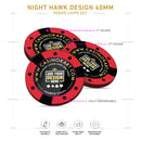 Customisable Casino Poker Chips, Night Hawk Design, 40mm