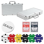 Dice Poker Chipset w/o Denomination - DC, 300/500 Pcs, Plastic, 40mm, 12g