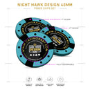 Customisable Casino Poker Chips, Night Hawk Design, 40mm