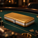 ABS Poker Chips Case - Gold/ Black