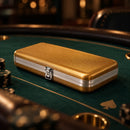 ABS Poker Chips Case - Gold/ Black