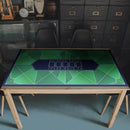Abstract Poker Mat - Rectangle, 5x2.6ft
