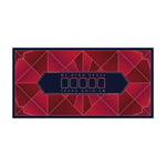 Abstract Poker Mat - Rectangle, 5x2.6ft