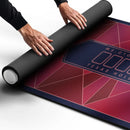 Abstract Poker Mat - Rectangle, 5x2.6ft