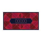 Abstract Poker Mat - Rectangle, 5x2.6ft