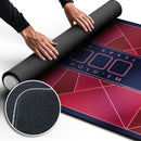Abstract Poker Mat - Rectangle, 5x2.6ft