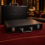 Acesfull Leatherite Poker Chips Case - Black