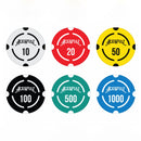 Acesfull Poker Chipset - LD, 300/500 Pcs, Clay, 40mm, 12g