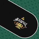 Acesfull Poker Mat - Oval, 6x3ft