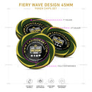 Customisable Casino Poker Chips, Fiery Wave Design, 45mm