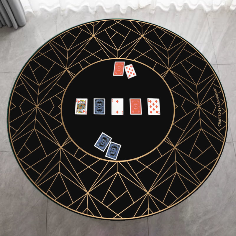 Astra Series Poker Table Mat - Round, 5x5ft