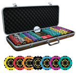 Aureate Galaxy Poker Chipset w/o Denomination - GR, 300/500 Pcs, Clay, 40mm, 14g