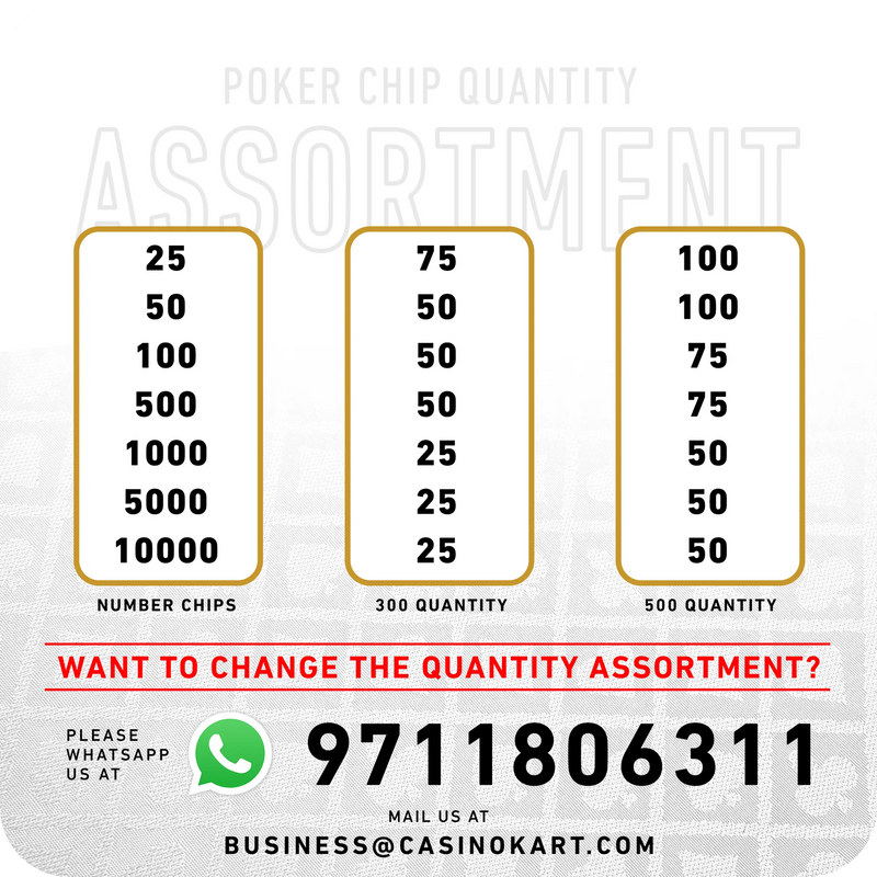 Bank Casino Poker Chipset - GR, 300/500 Pcs, Clay, 40mm, 14g