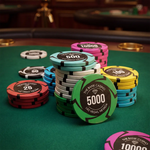 Bank Casino Poker Chipset - EPT, 300/500 Pcs, Clay, 40mm, 14g