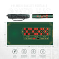 Bet Vault Roulette Table Mat - Rectangle, 6x3ft