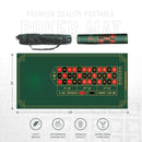 Bet Vault Roulette Table Mat - Rectangle, 6x3ft