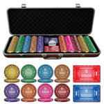Bloom Rings Poker Chipset - 300/500 Pcs, 10/20 Plaques, Ceramic, 40/45/50mm, 10/14/17g