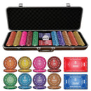 Bloom Rings Poker Chipset - 300/500 Pcs, 10/20 Plaques, Ceramic, 40/45/50mm, 10/14/17g