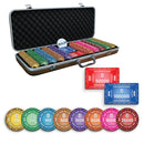 Bloom Rings Poker Chipset - 300/500 Pcs, 10/20 Plaques, Ceramic, 40/45/50mm, 10/14/17g