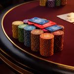 Bloom Rings Poker Chipset - 300/500 Pcs, 10/20 Plaques, Ceramic, 40/45/50mm, 10/14/17g