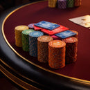 Bloom Rings Poker Chipset - 300/500 Pcs, 10/20 Plaques, Ceramic, 40/45/50mm, 10/14/17g