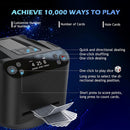 Casinokart 2 in 1 Automatic Card Shuffler With Distribution Machine (Black)