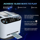 Casinokart 2 in 1 Automatic Card Shuffler With Distribution Machine (White)