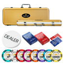 Casino Club Poker Chipset - TS, 300/500 Pcs, Clay, 40mm, 14g