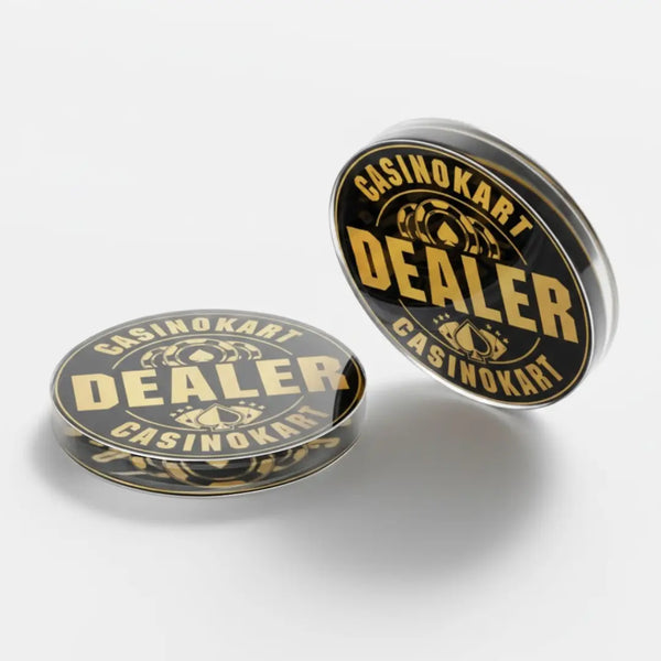 Casinokart Dealer Button