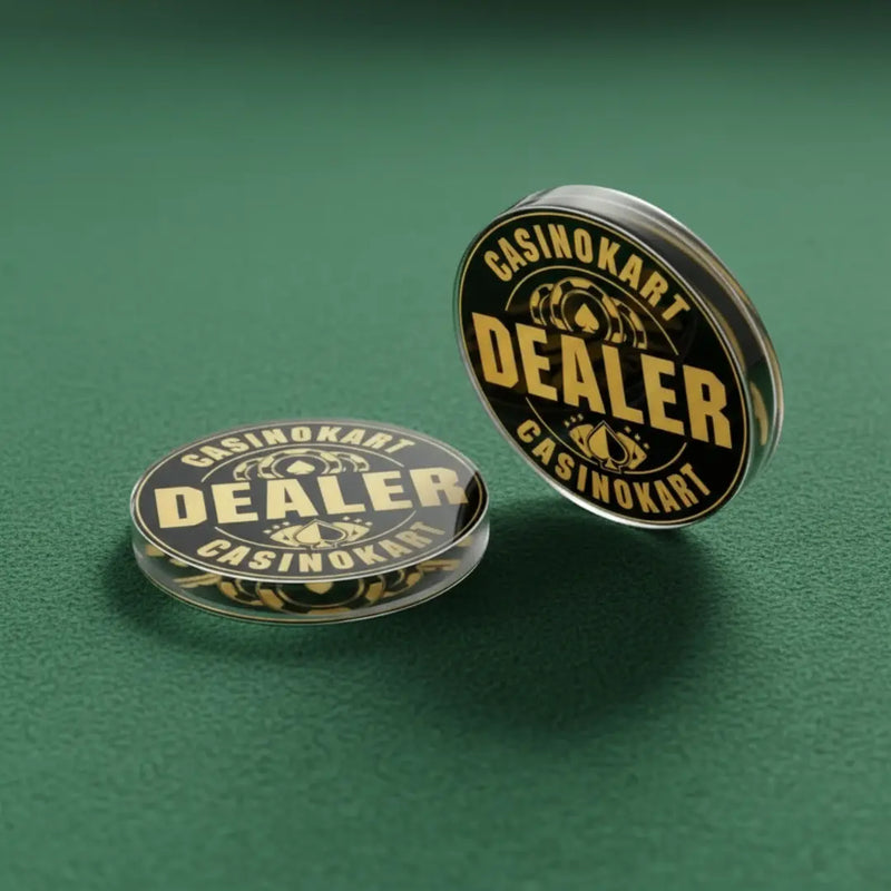 Casinokart Dealer Button