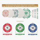 Customisable Poker Chips - Ceramic, 40/45/50mm
