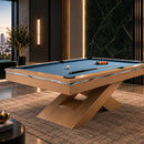 Cheveron Pool Table
