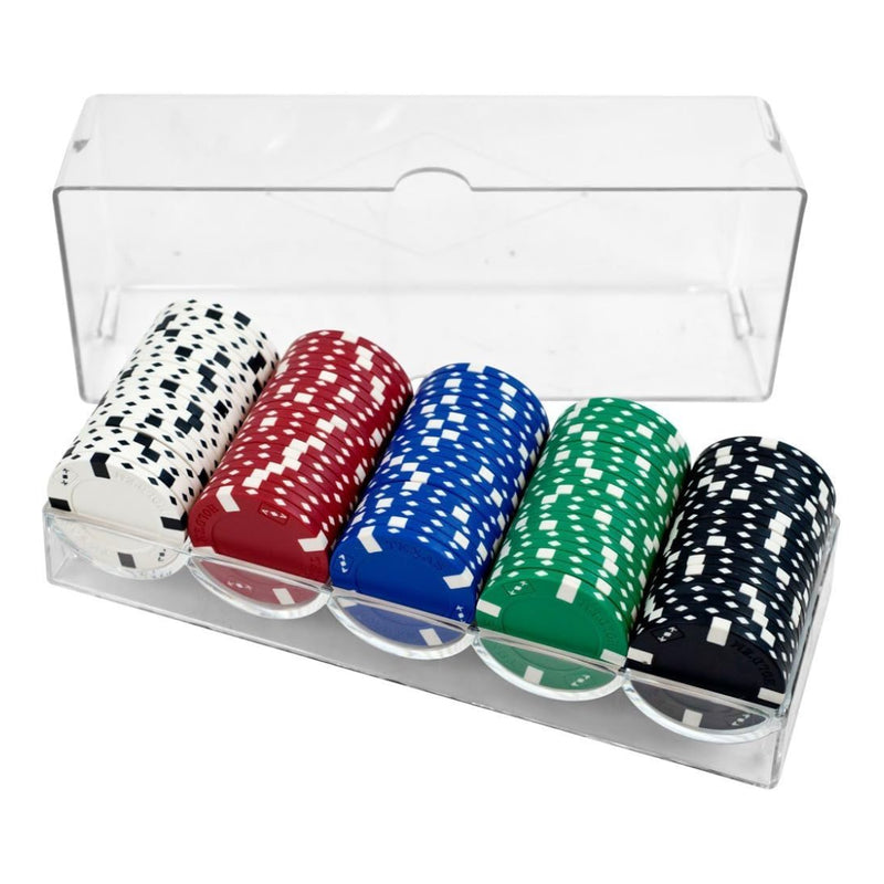 Poker Chip Trays 40mm with Cover Pack of 100