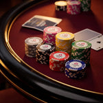 Copag Poker Chipset - TN, 300/500/800/1000/1200 Pcs, 10/30/50/80/100 Plaques, Clay, 45mm, 18g