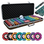 Copag Texas Poker Chipset - GR, 300/500 Pcs, Clay, 40mm, 14g