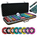 Copag Texas Poker Chipset - GR, 300/500 Pcs, Clay, 40mm, 14g