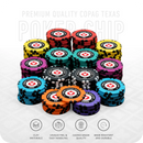 Copag Texas Poker Chipset - GR, 300/500 Pcs, Clay, 40mm, 14g