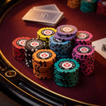 Copag Texas Poker Chipset - GR, 300/500 Pcs, Clay, 40mm, 14g