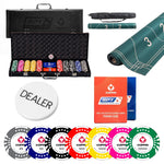 Copag Poker Chipset - 500 Pcs, Clay, 40mm, 14g